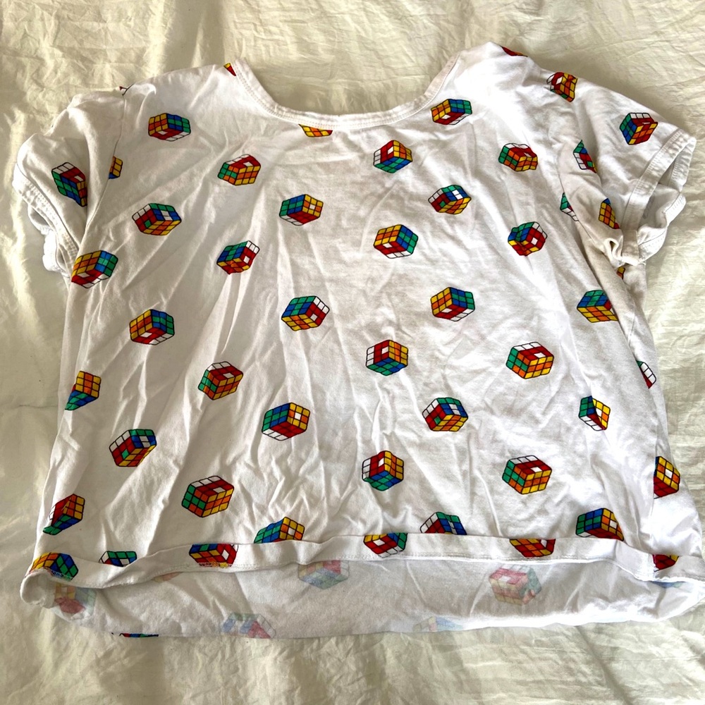 Rubik’s cube crop top